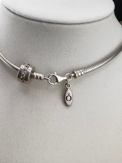 Snake Chain Necklace with Pandora Charms – 3mm / 20"