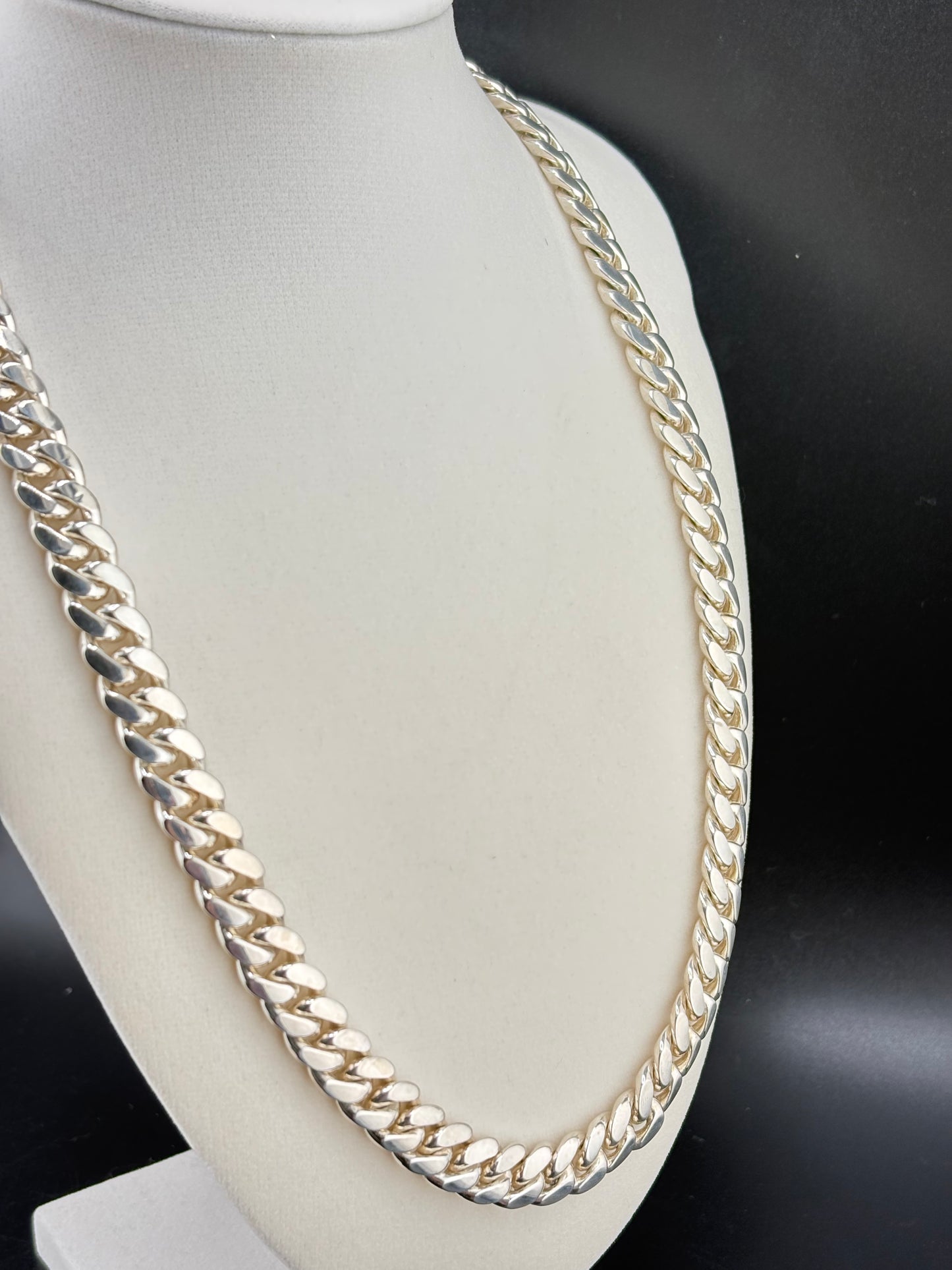 .925 Sterling Silver Cuban Link Chain – 10.16mm / 22"