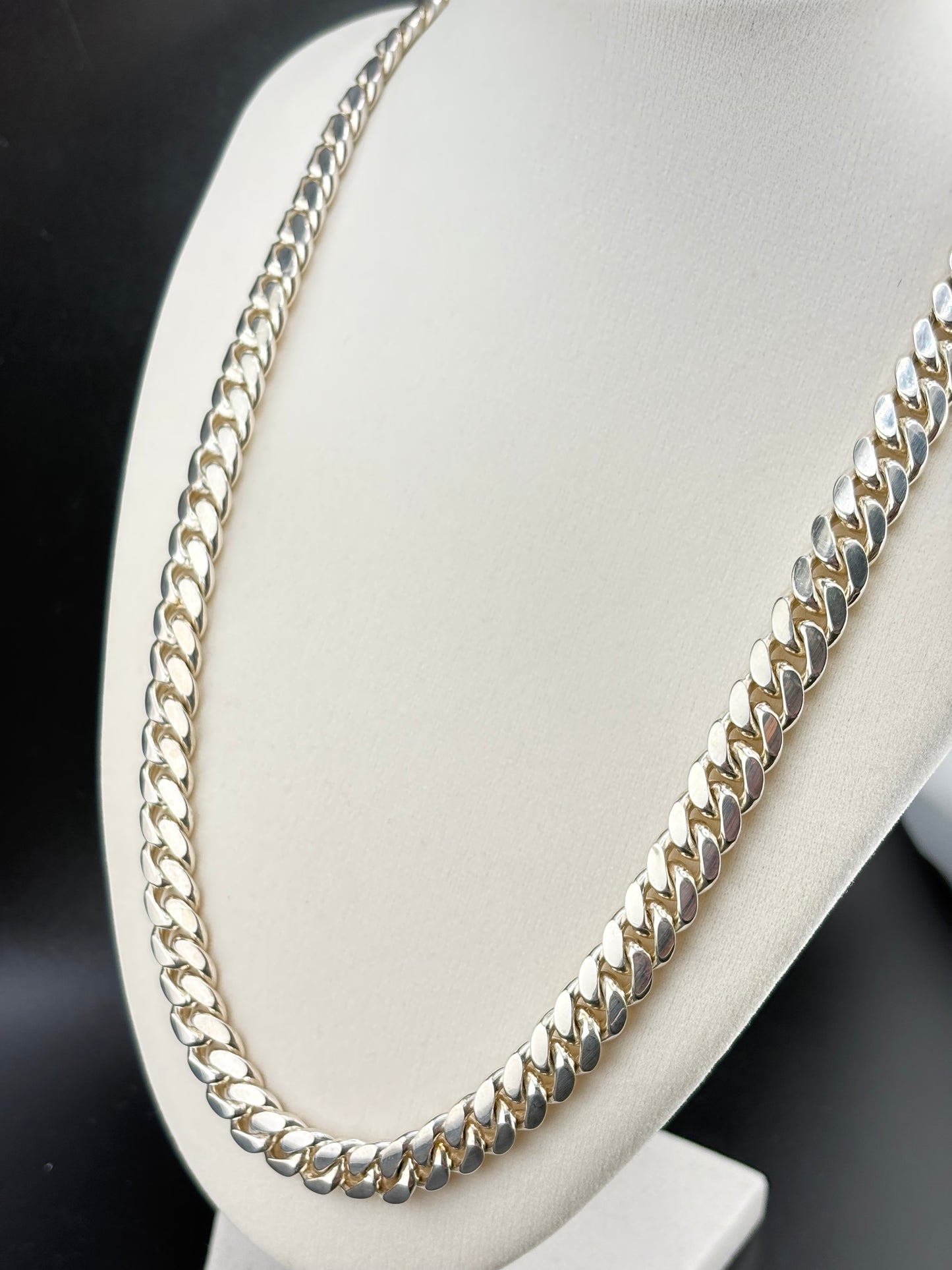.925 Sterling Silver Cuban Link Chain – 10.16mm / 22"