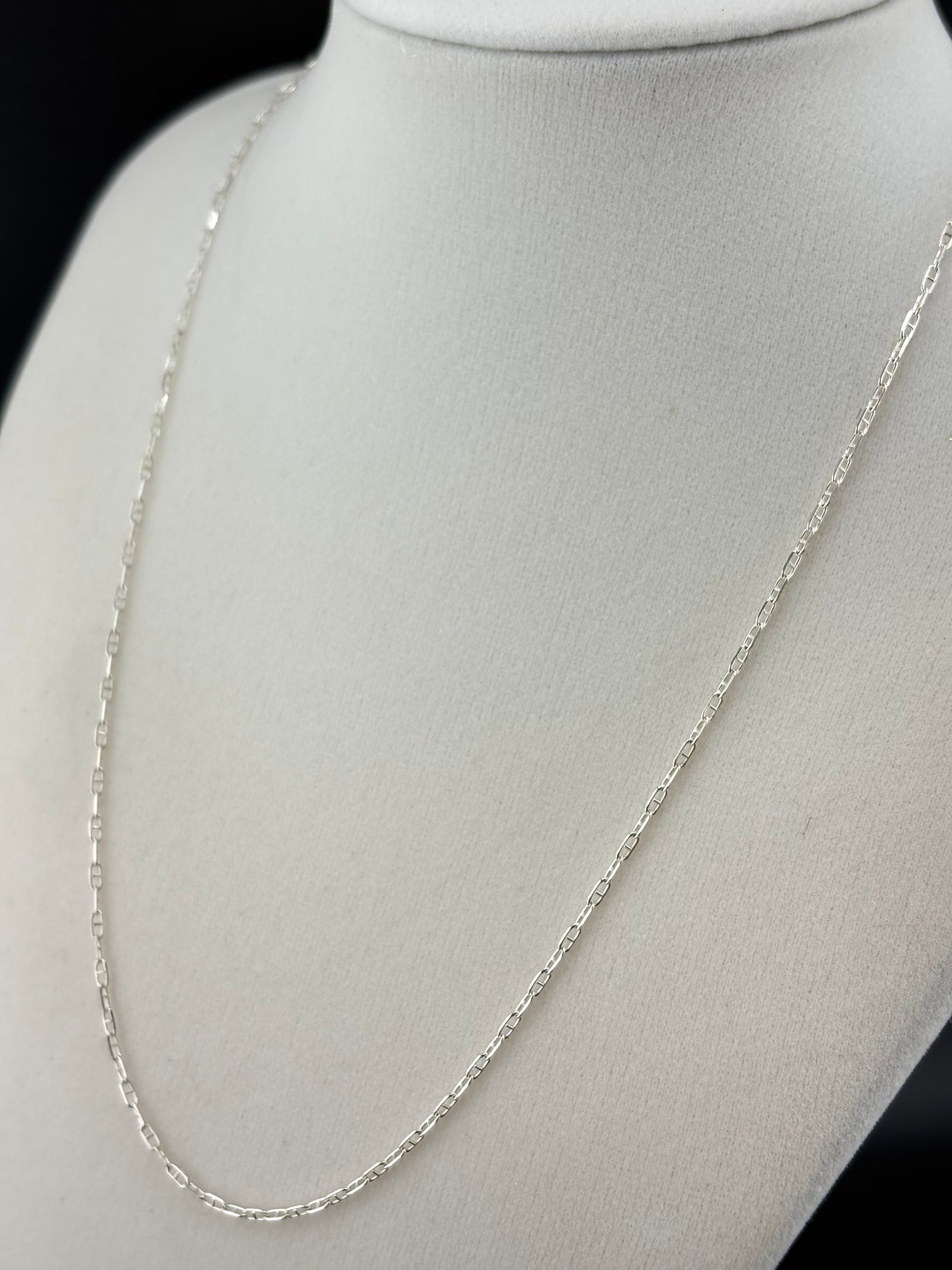 .925 Sterling Silver Mariner Link Necklace – 1.34mm / 18" alternate product view