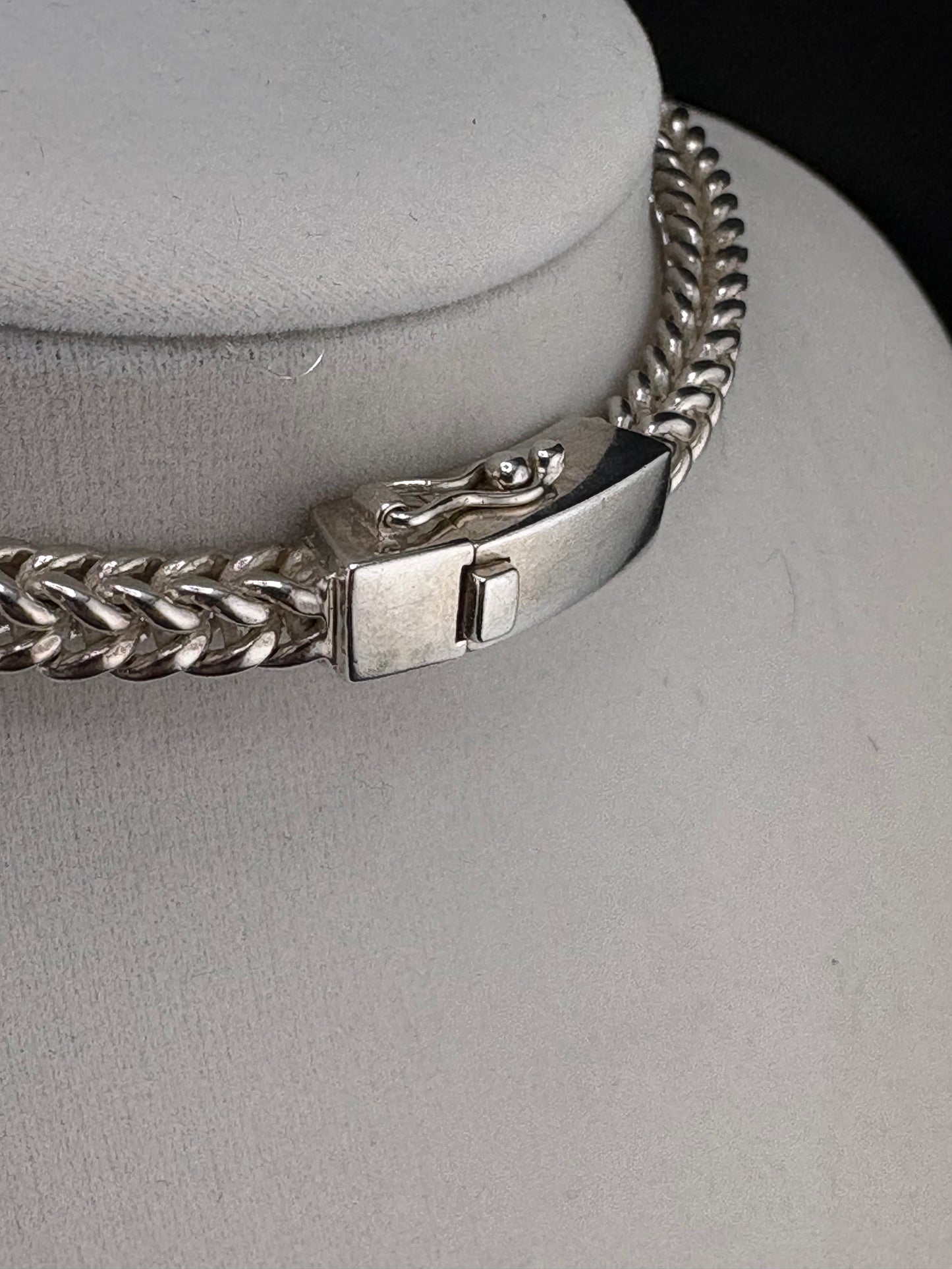 .925 Sterling Silver Franco Link Necklace – 5.96mm / 24"