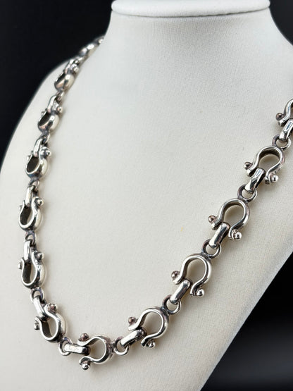 Horsebit Link Necklace – 9.7mm / 20"