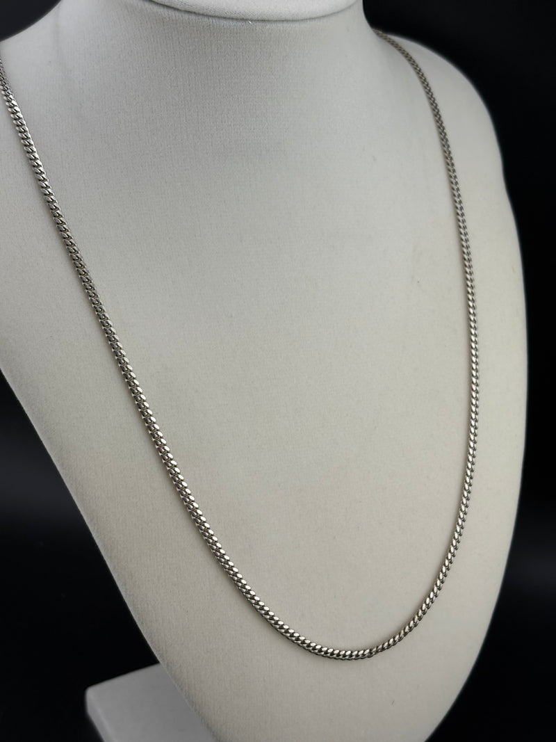 .925 Sterling Silver Cuban Link Necklace – 2.75mm / 24.25"