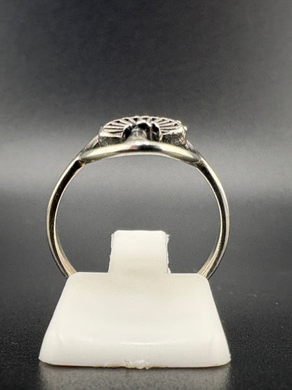 .925 Sterling Silver Mushroom Ring – 1.75g – Size 6