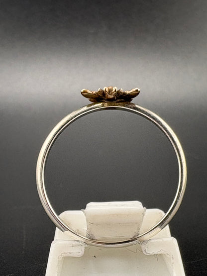 .925 Sterling Silver Bumblebee Ring – 1g – Size 7
