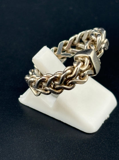.925 Sterling Silver Chain Link Ring – 6.6g