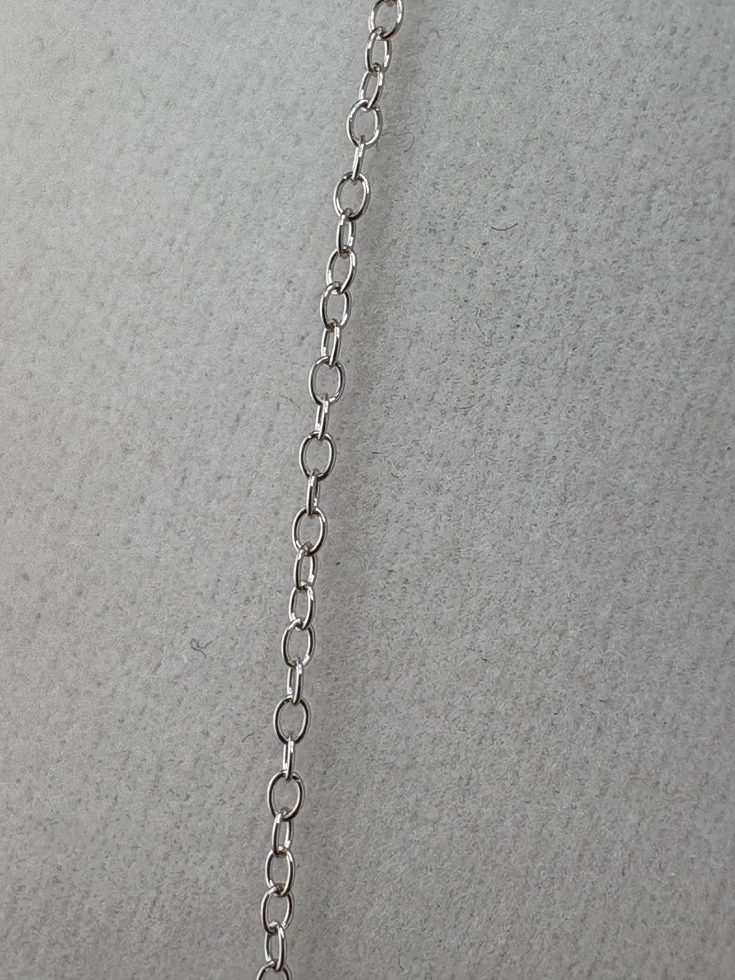 .925 Sterling Silver Cable Chain Necklace – 0.57mm / 18"