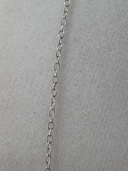 .925 Sterling Silver Cable Chain Necklace – 0.57mm / 18"
