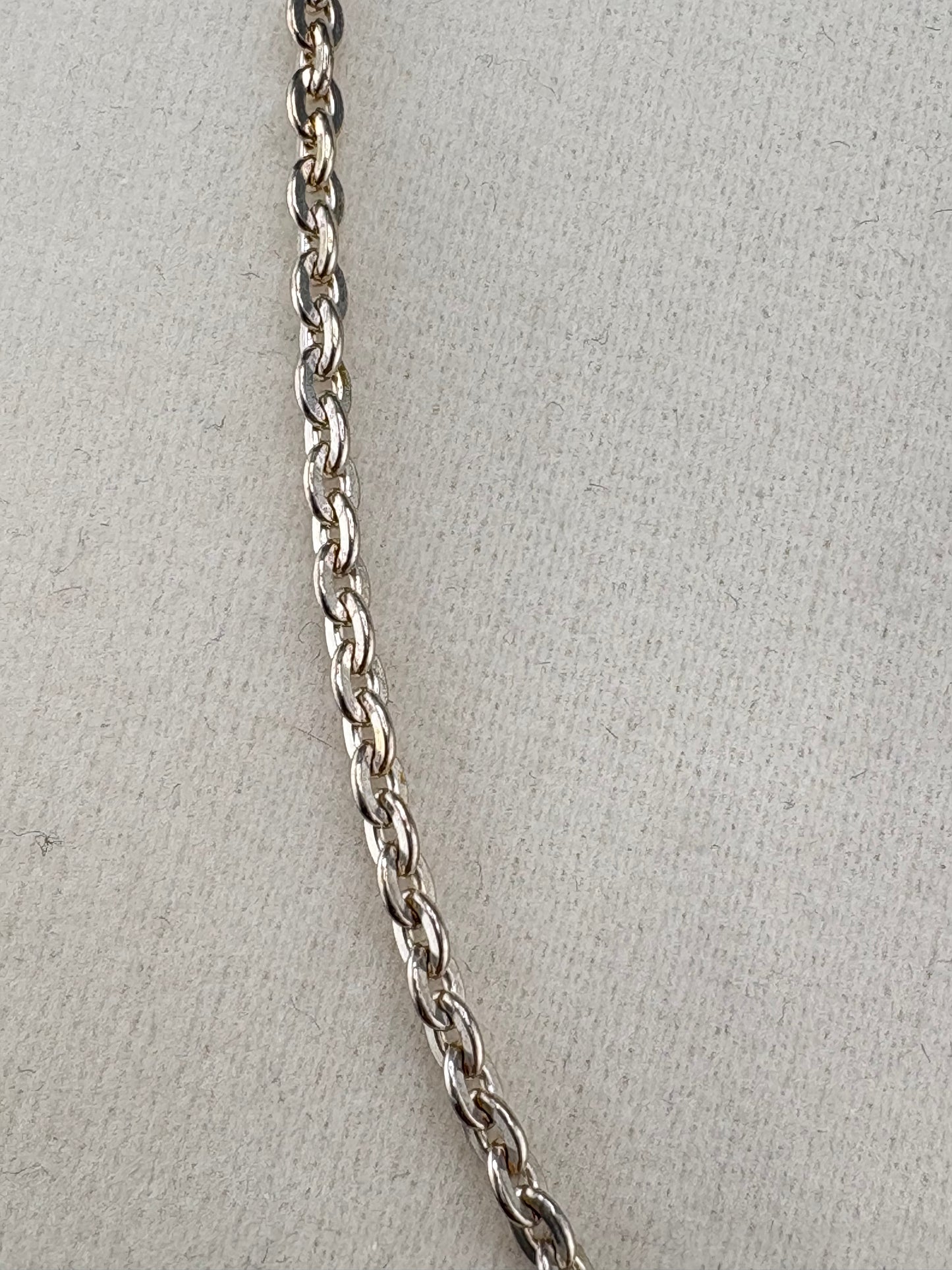 .925 Sterling Silver Flat Cable Chain Necklace – 1.7mm / 24"