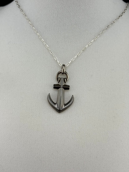 .925 Sterling Silver Anchor Pendant – 20mm / 1.5"