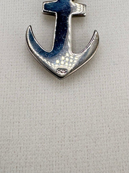.925 Sterling Silver Anchor Pendant – 20mm / 1.5"