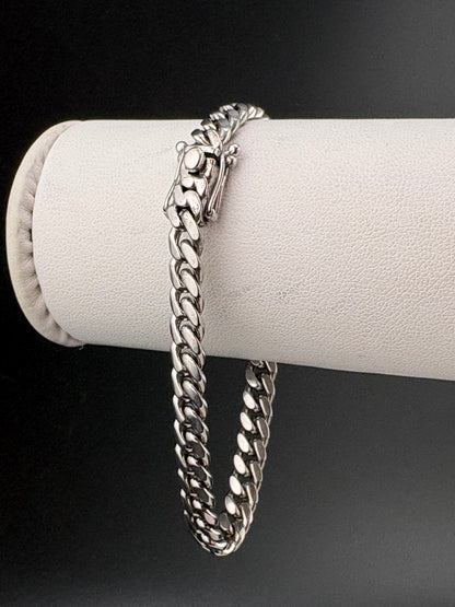 .925 Sterling Silver Cuban Link Bracelet – 6.02mm / 7.5"