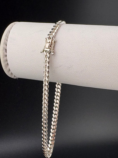 .925 Sterling Silver Cuban Link Bracelet – 9.8g - 4.06mm / 8"