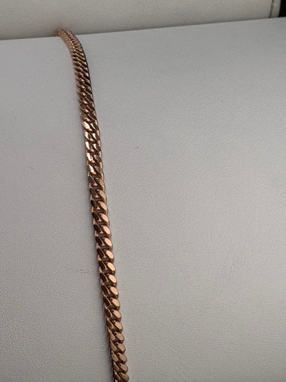 .925 Gold Bonded Cuban Link Bracelet – 7.54g - 4.07mm / 6"