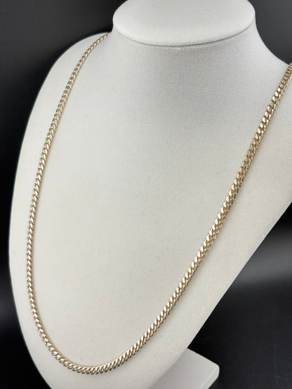 .925 Sterling Silver Cuban Link Necklace – 27.43g - 4.26mm / 24"