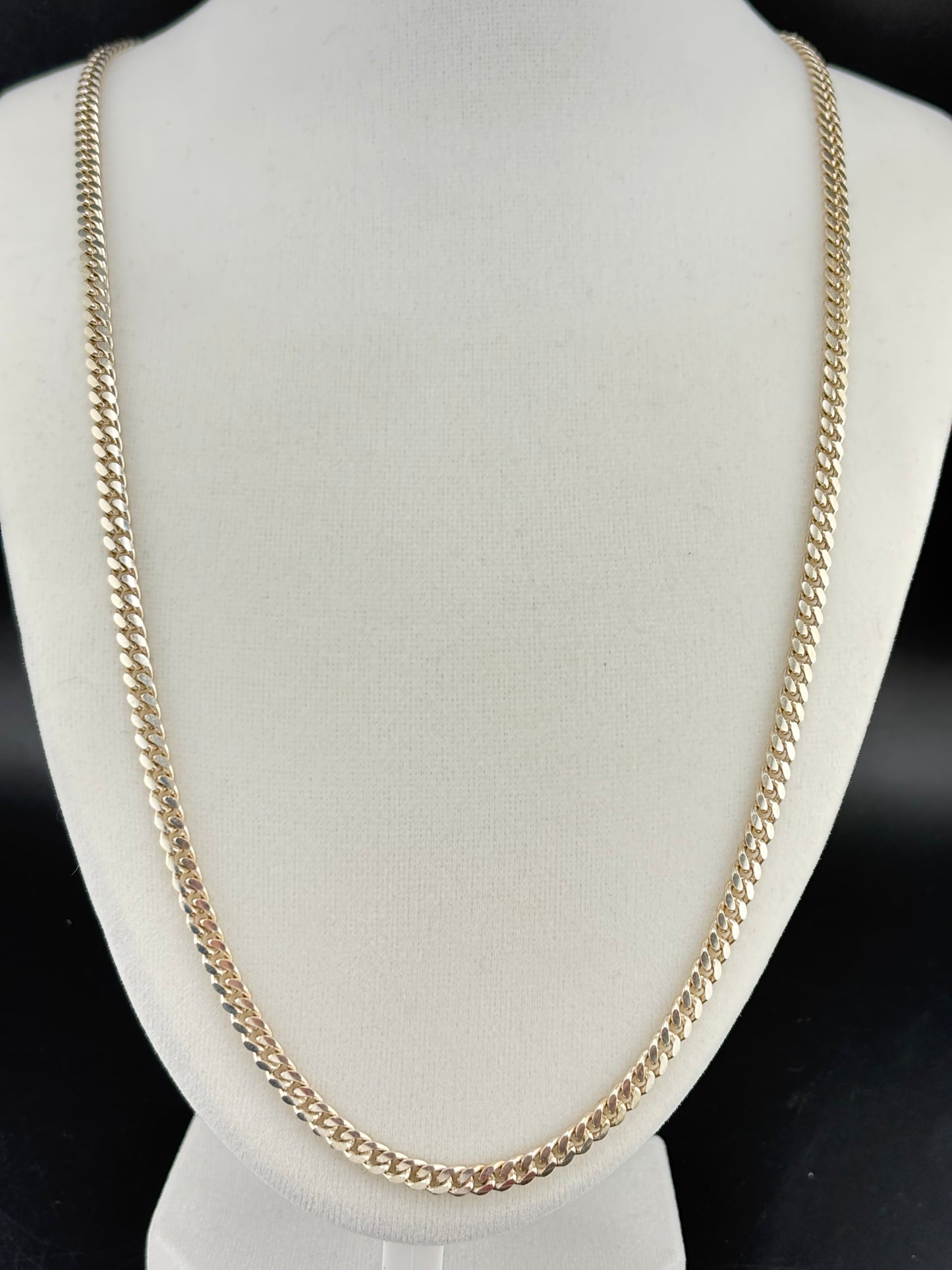 .925 Sterling Silver Cuban Link Necklace – 27.43g - 4.26mm / 24"