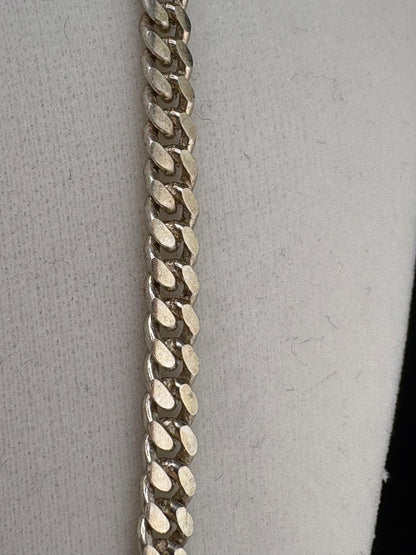 .925 Sterling Silver Cuban Link Necklace – 27.43g - 4.26mm / 24"
