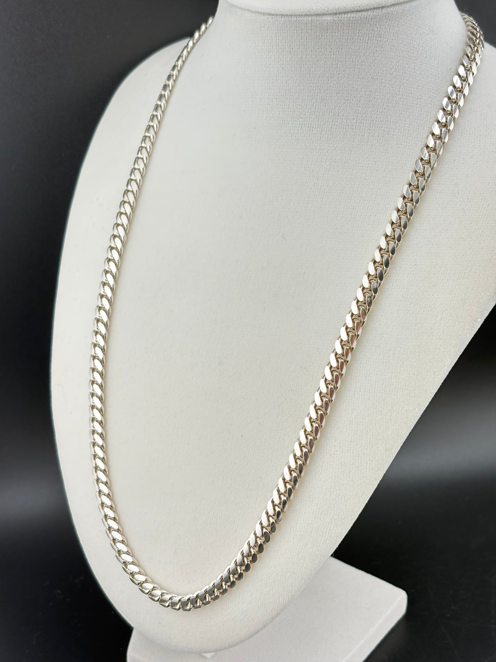 .925 Sterling Silver Cuban Link Necklace – 52g - 6.02mm / 24" alternate product view