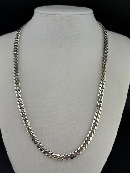 .925 Sterling Silver Cuban Link Necklace – 46.43g - 6.09mm / 20"