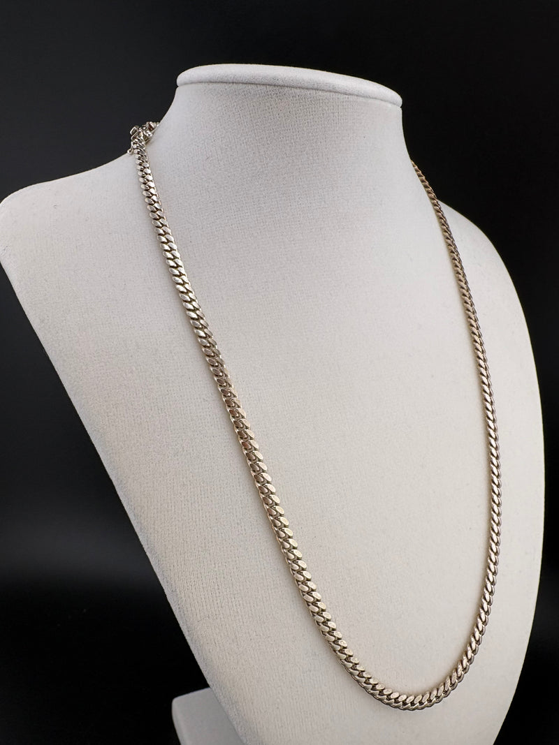 .925 Sterling Silver Cuban Link Necklace – 22.72g - 4.07mm / 20"