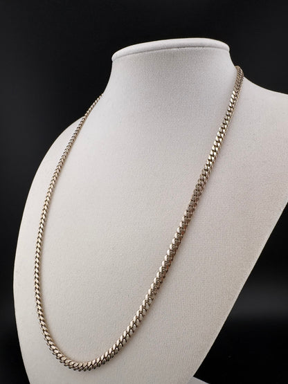 .925 Sterling Silver Cuban Link Necklace – 22.72g - 4.07mm / 20"