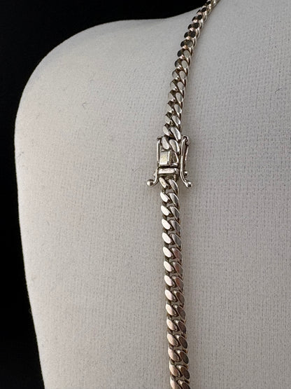 .925 Sterling Silver Cuban Link Necklace – 22.72g - 4.07mm / 20"
