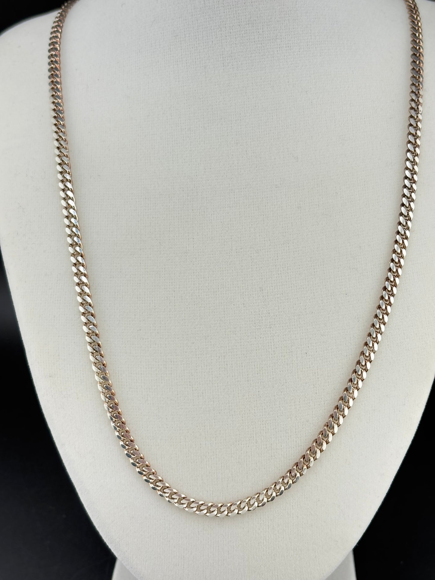 .925 Sterling Silver Cuban Link Necklace – 29.15g - 4.22mm / 26"