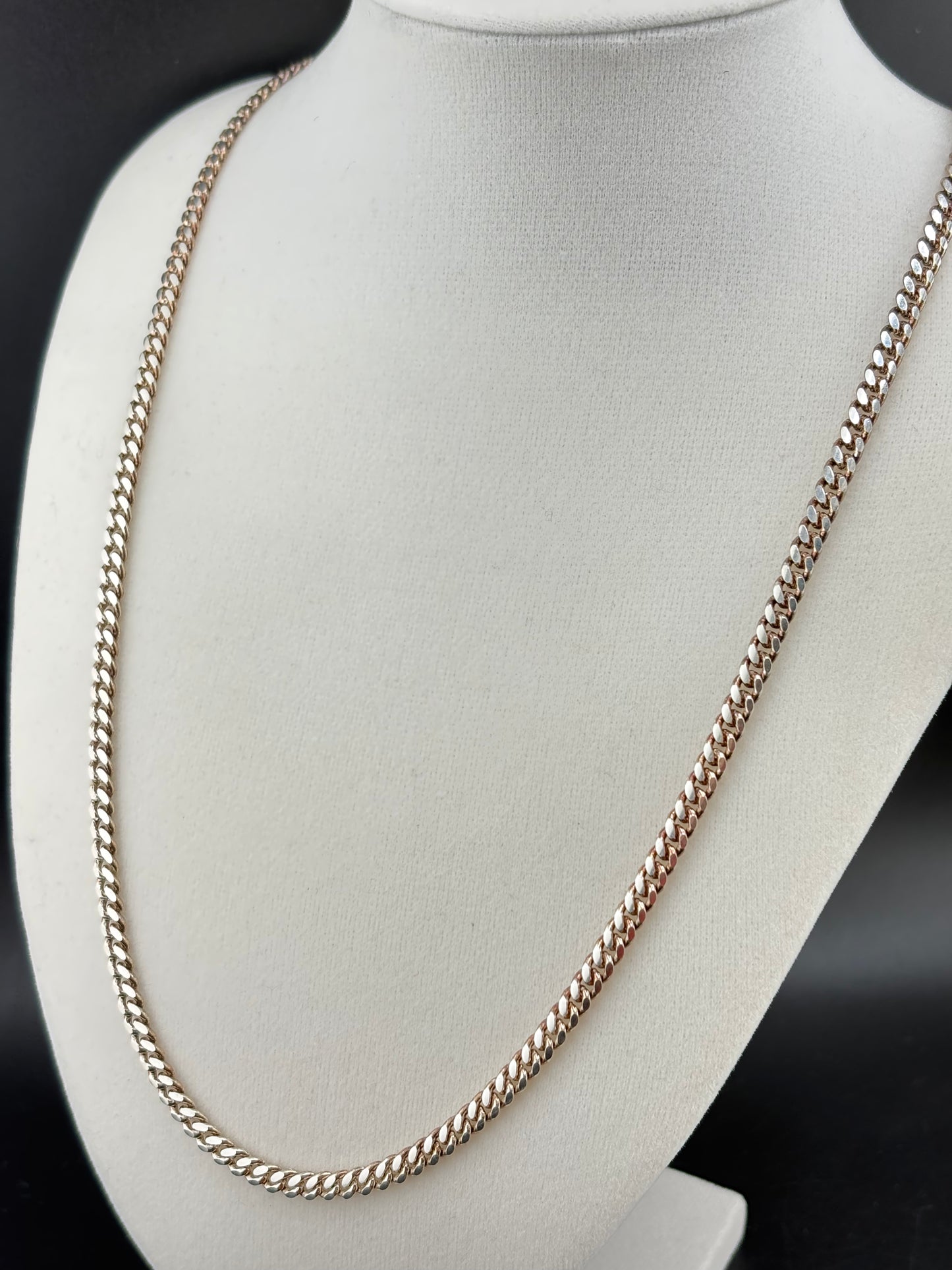 .925 Sterling Silver Cuban Link Necklace – 29.15g - 4.22mm / 26"