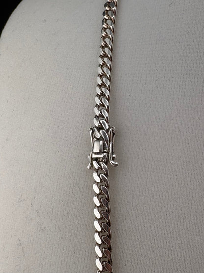 .925 Sterling Silver Cuban Link Necklace – 29.15g - 4.22mm / 26"
