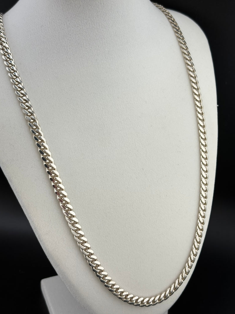 .925 Sterling Silver Cuban Link Necklace – 58.66g - 6.04mm / 26"