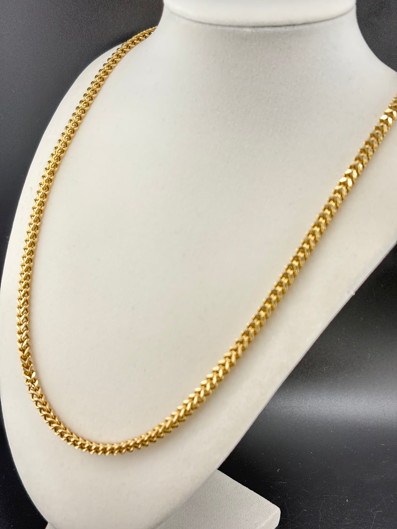 10K Gold Franco Link Necklace – 16.77g - 4.45mm / 26" alternate product view
