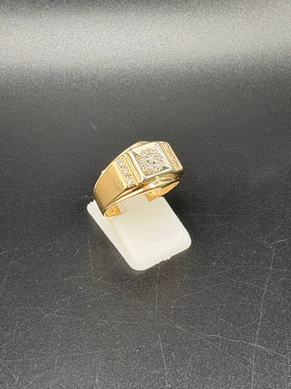 10K Gold Diamond Ring – 1 CTW - 4.6g / Size 8