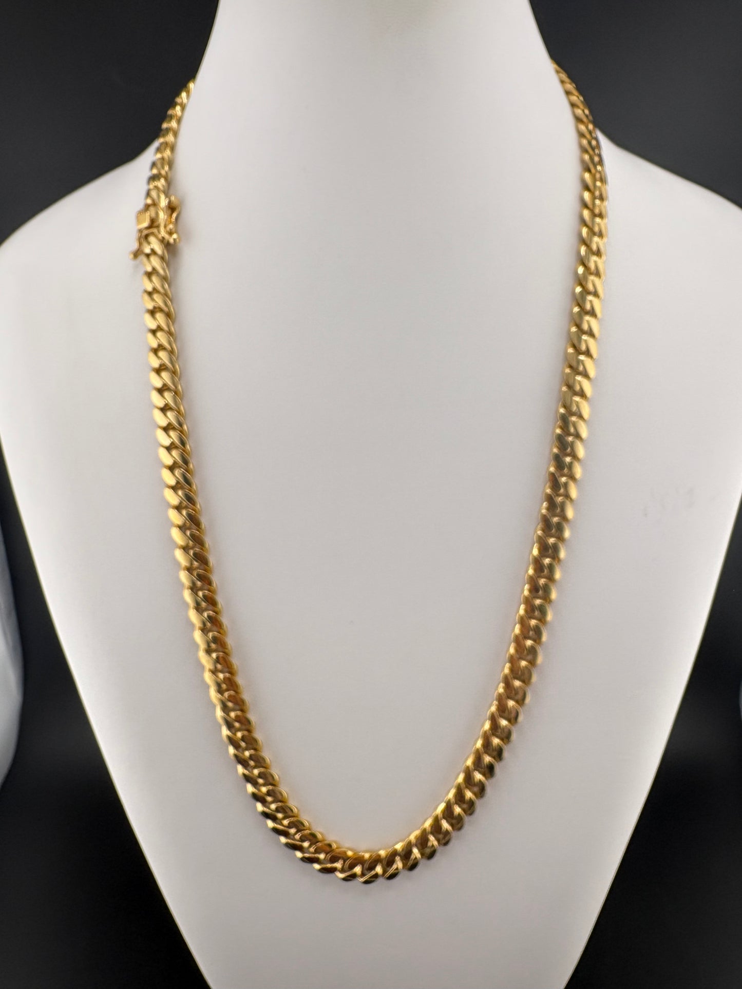 14K Gold Bonded over .925 Silver Cuban Link Necklace – 106.8g - 8.5mm / 24"
