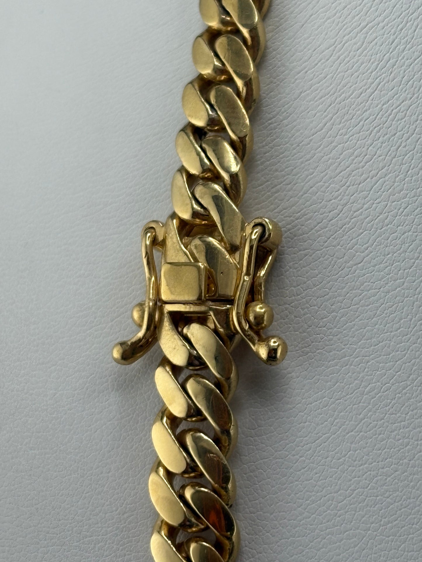 14K Gold Bonded over .925 Silver Cuban Link Necklace – 106.8g - 8.5mm / 24"