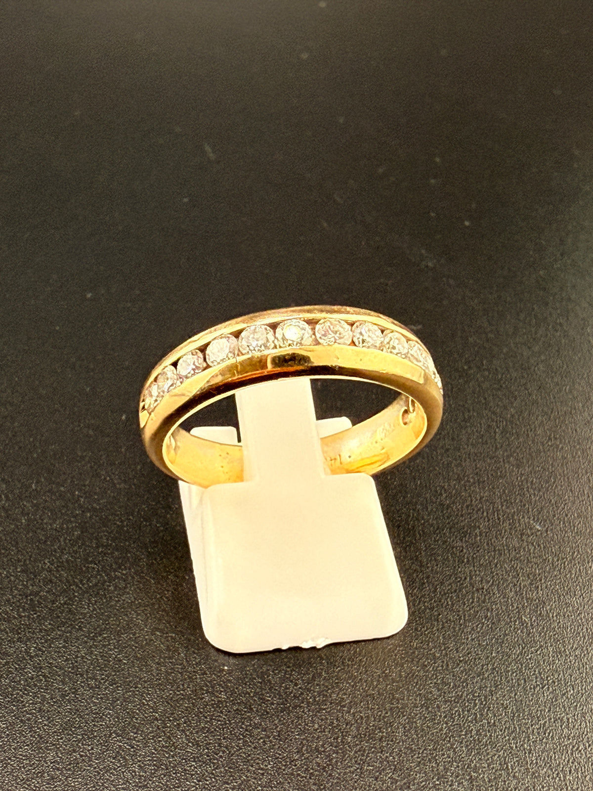 Mens diamond band  14k gold alternate product view