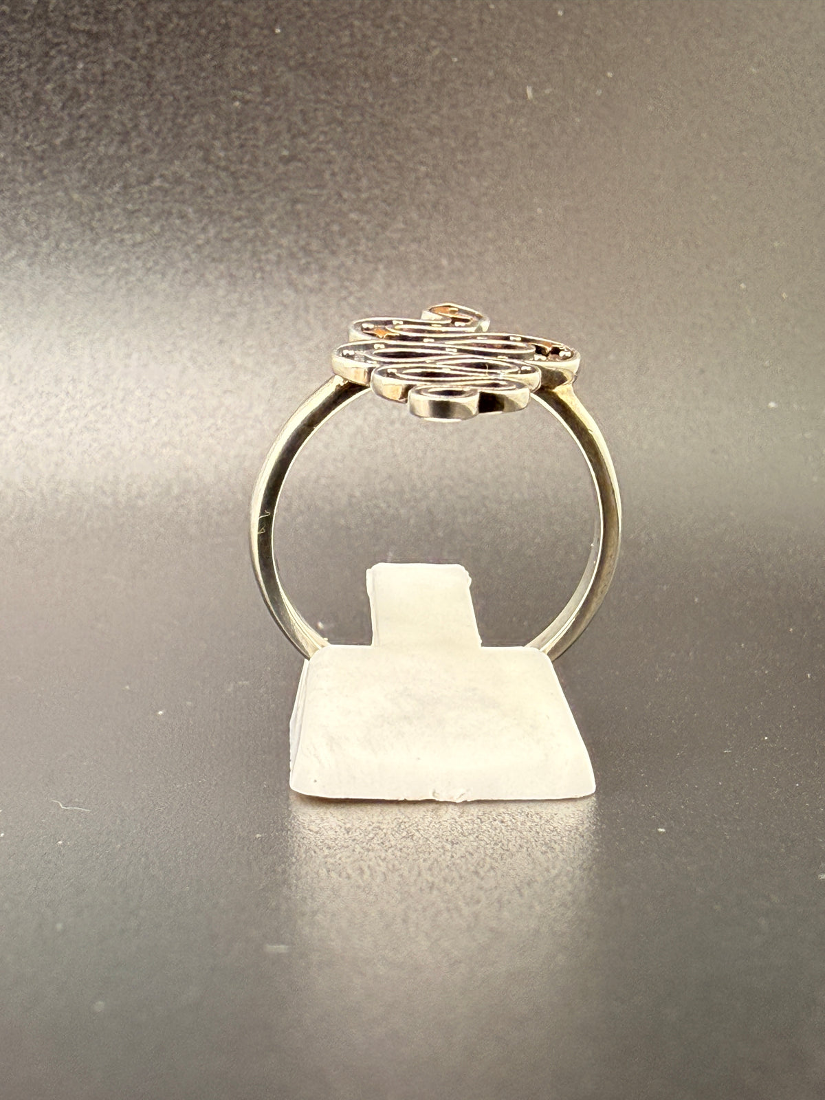 Sterling Silver Snake Ring – 3.36 Grams Size 8 detail view