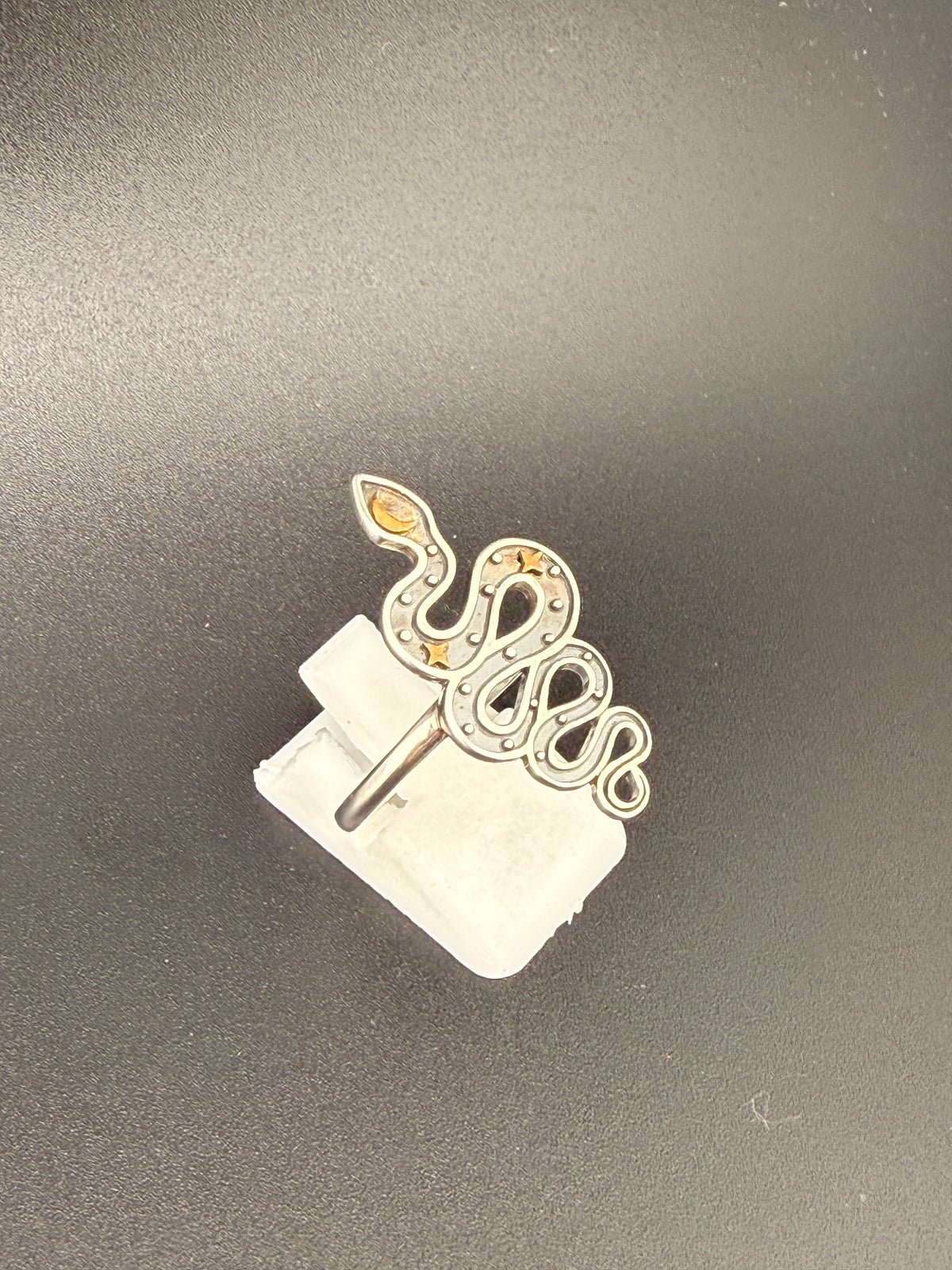 Sterling Silver Snake Ring – 3.36 Grams Size 8 alternate product view