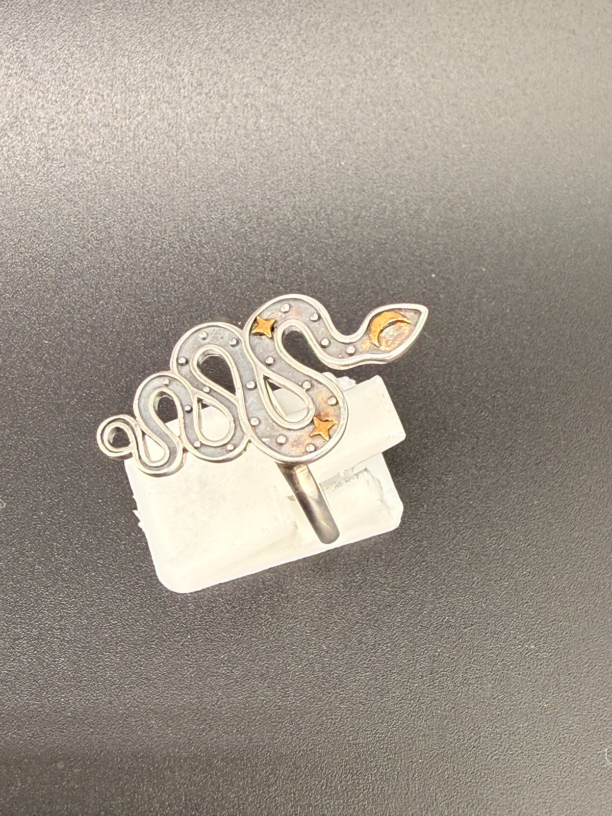Sterling Silver Snake Ring – 3.36 Grams Size 8