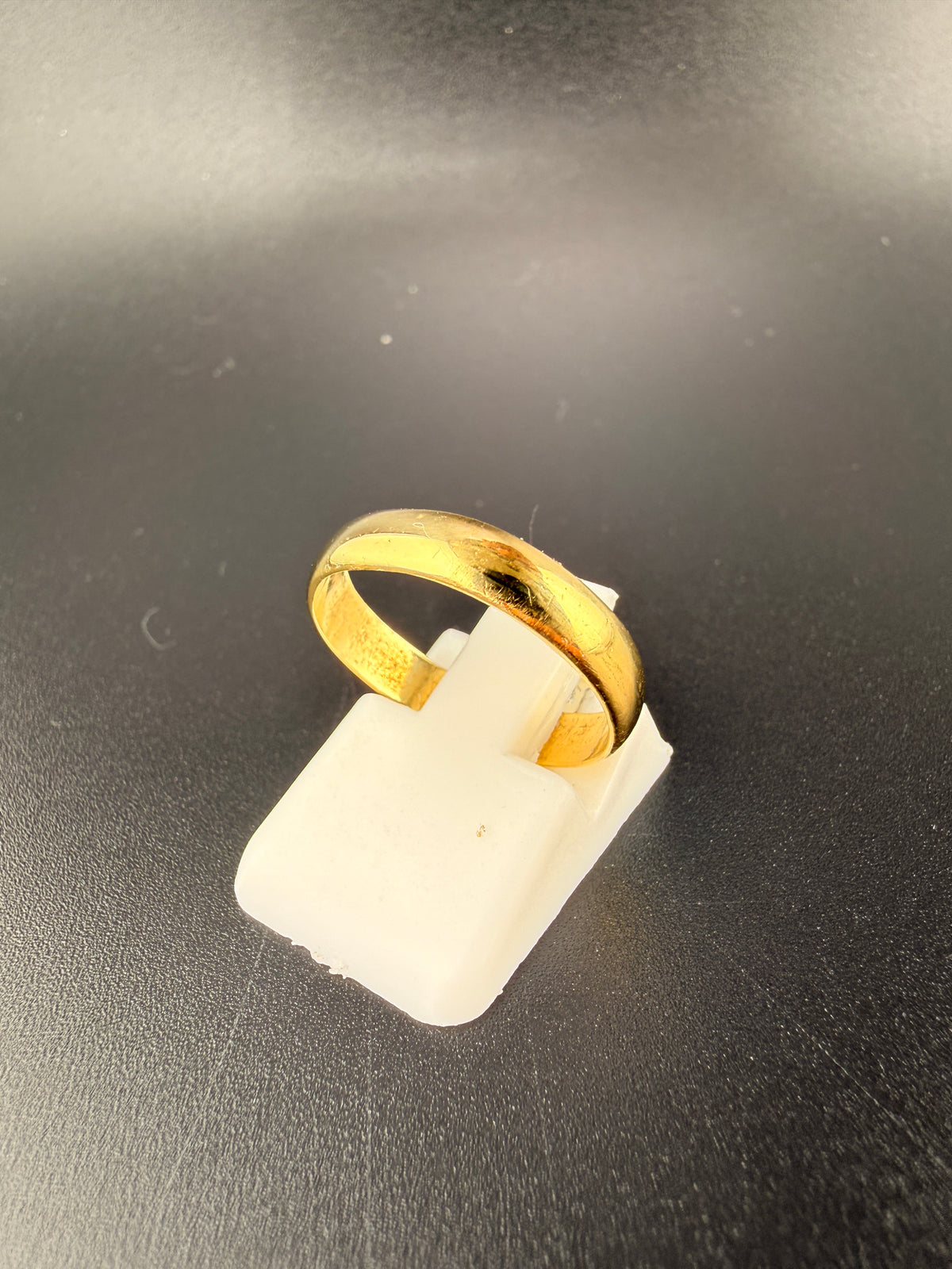 14K Gold Bonded Sterling Silver Plain Band Ring