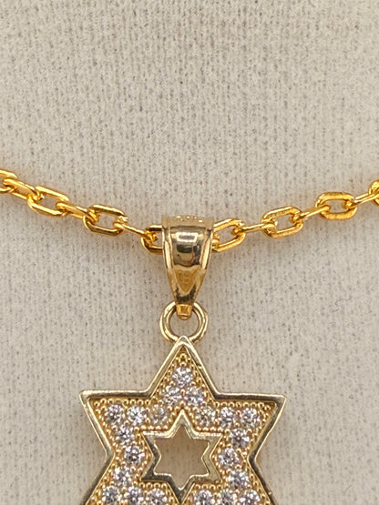 14K STAR OF DAVID Pendant
