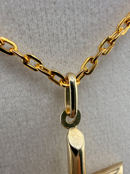10K Solid Gold Jesus on Cross Pendant