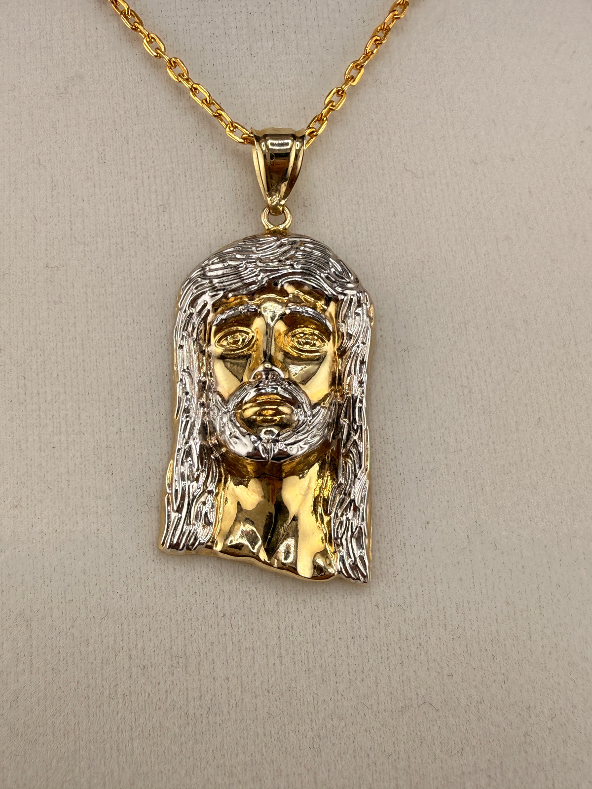 14K Gold Jesus Pendant – 4.61g Solid Gold Religious Charm | Wholesale Price Luxury Pendant | Jewelry Connect