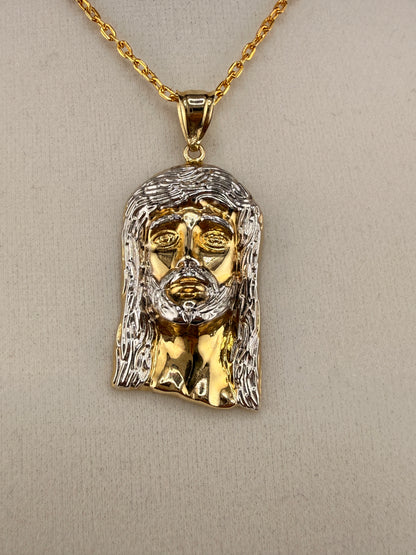 14K Gold Jesus Pendant – 4.61g Solid Gold Religious Charm | Wholesale Price Luxury Pendant | Jewelry Connect