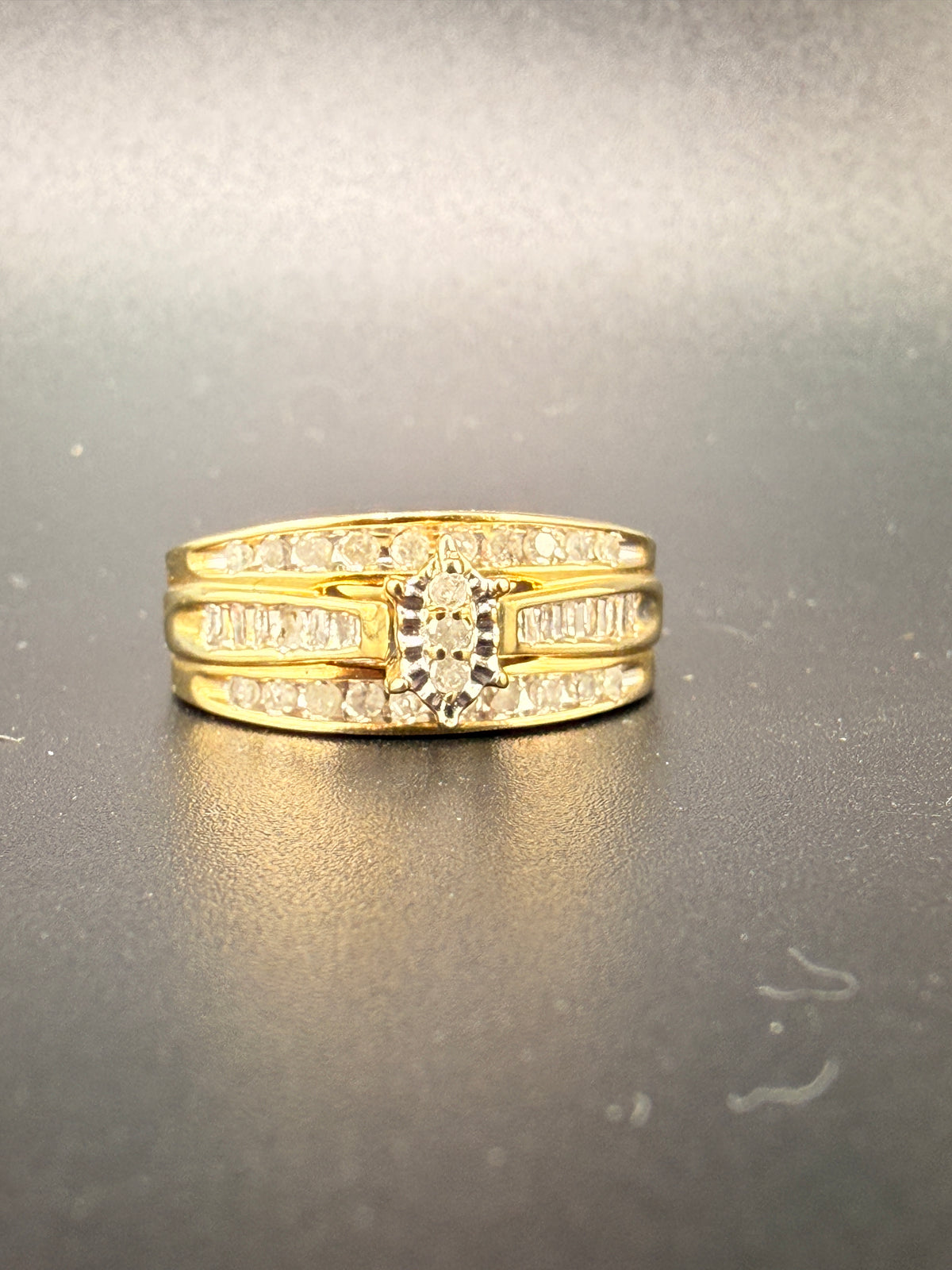 2.5 Carat Natural Diamond Engagement Ring – 10K Gold | Size 6