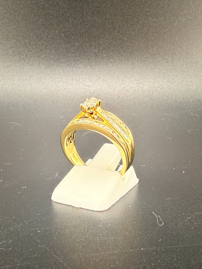 2.5 Carat Natural Diamond Engagement Ring – 10K Gold | Size 6