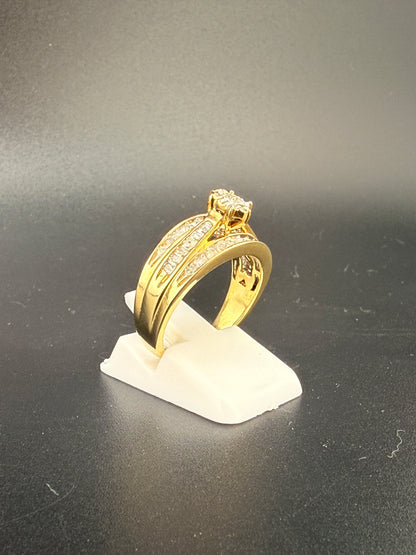 2.5 Carat Natural Diamond Engagement Ring – 10K Gold | Size 6
