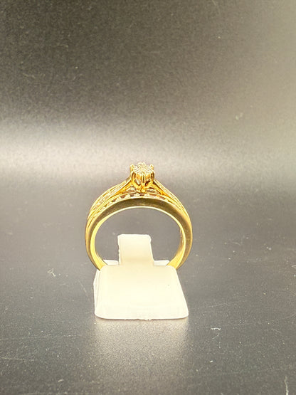 2.5 Carat Natural Diamond Engagement Ring – 10K Gold | Size 6