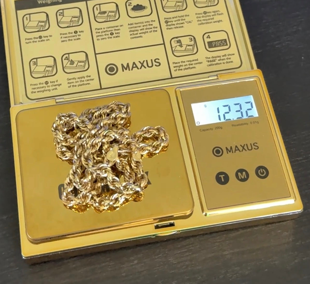 Exclusive deal. Gold Value. Rope Chain. Used
