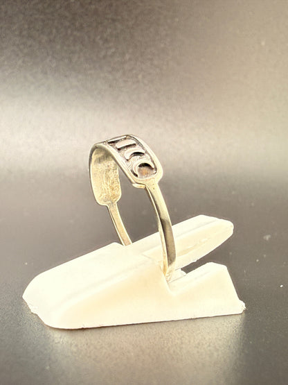 Sterling Silver Moon Phase Ring