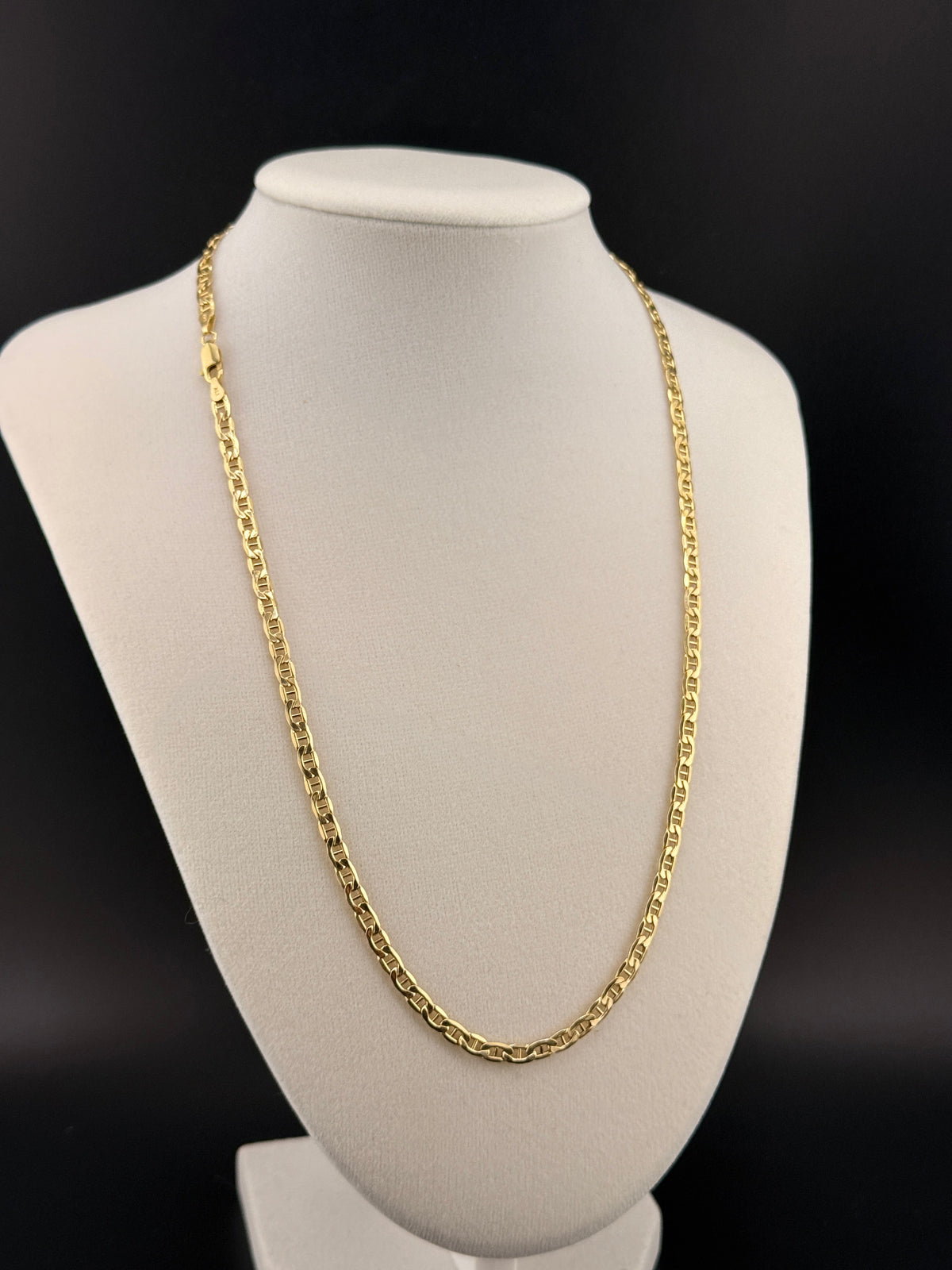 10K Gold Mariner Link Necklace 3.8 MM / 20-Inch alternate product view